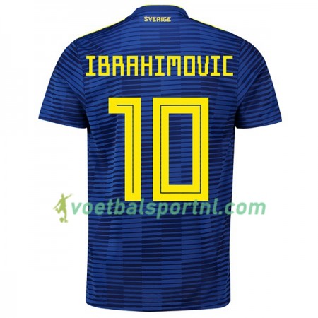 Zweden Ibrahimovic 10 Uit Shirt WK voetbal 2018